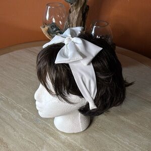 White Bow Headband
